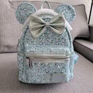 NWT Disney Loungefly Arendelle Aqua Backpack